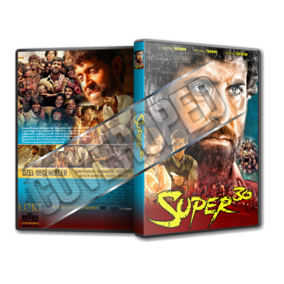 Super 30 2019 Türkçe dvd Cover Tasarımı